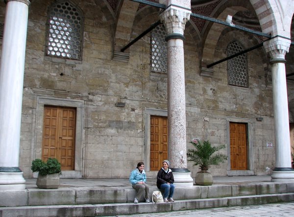 Ella and May: Mosque Courtyard