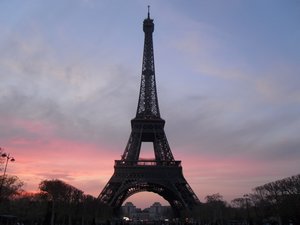 Eiffel Tower, Sunset