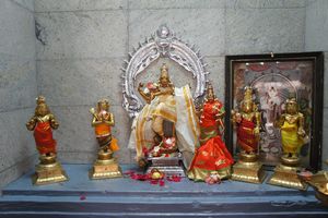 Collection of Indian statues