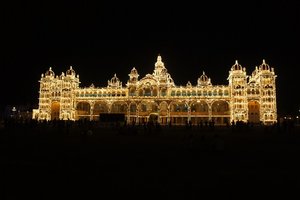 Mysore Palace, Lights