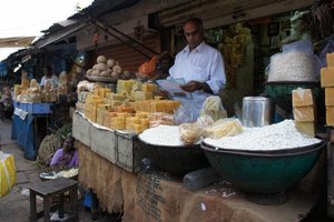 Jaggery Stalls, Mysore Market