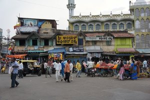 Area around Market, Mysore