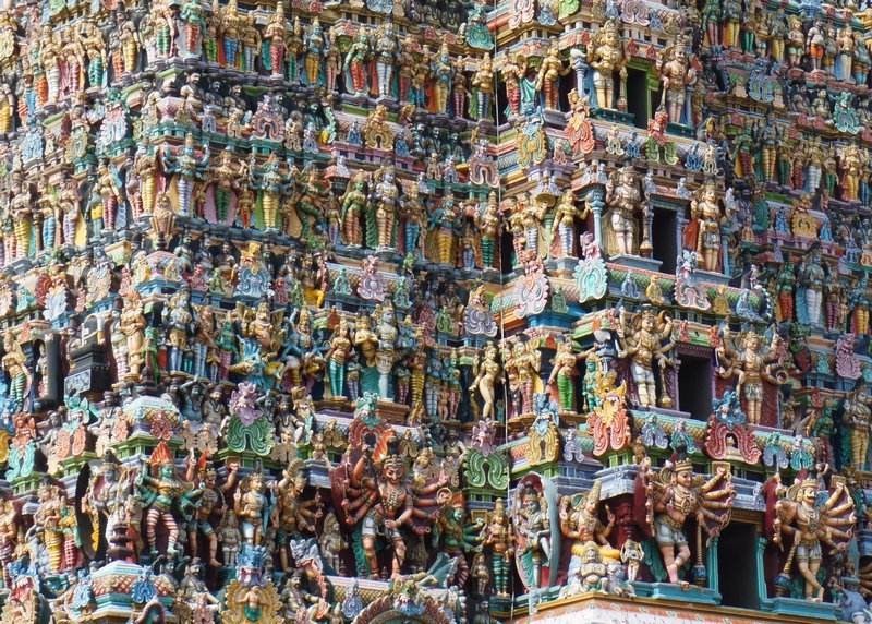 Closeup of Gopuram