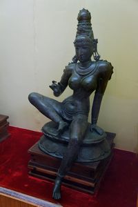 Seated Chola Bronze