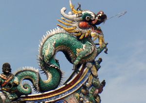 Dragon on Roof