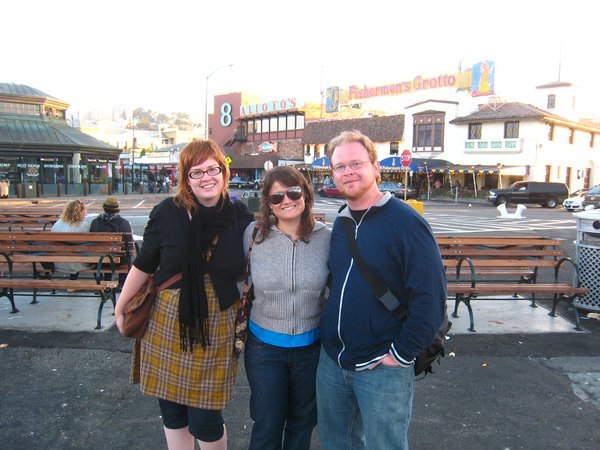Trio on the San Fran Wharf