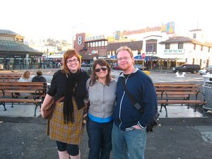 Trio on the San Fran Wharf