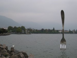 Giant fork, Vevey