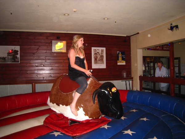 Yep she conquered the bull!