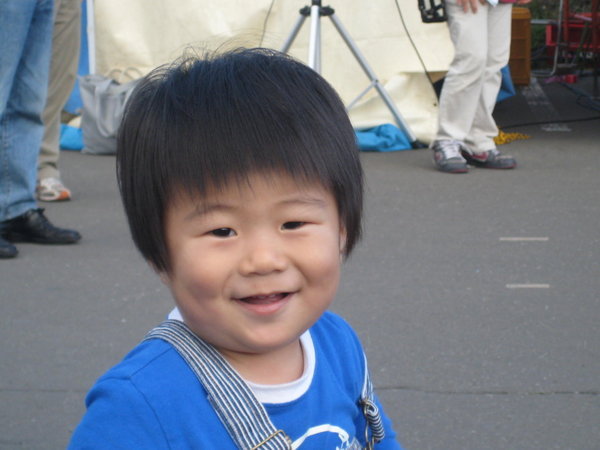 The cutest little boy at the Furano Festival