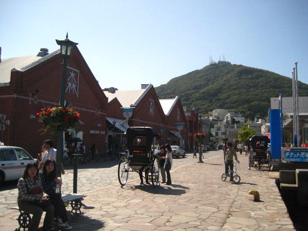 Hakodate bay and the red brick warehouse district