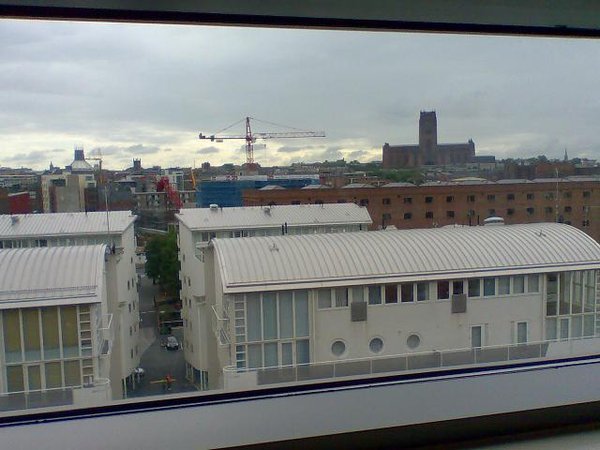 Liverpool, view from our window