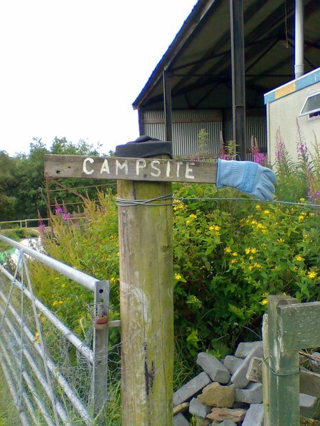 the camping entrance