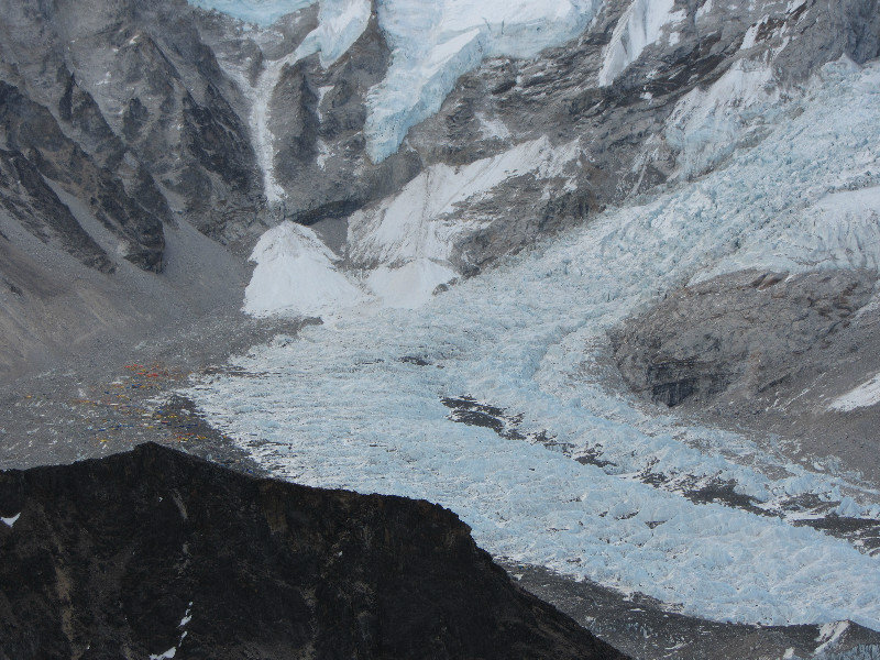 Base Camp and the Khumbu Ice Fall