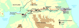 Hadrian's Wall Map