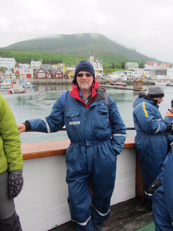 Me all geared up for whale watching