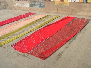 Washed sari