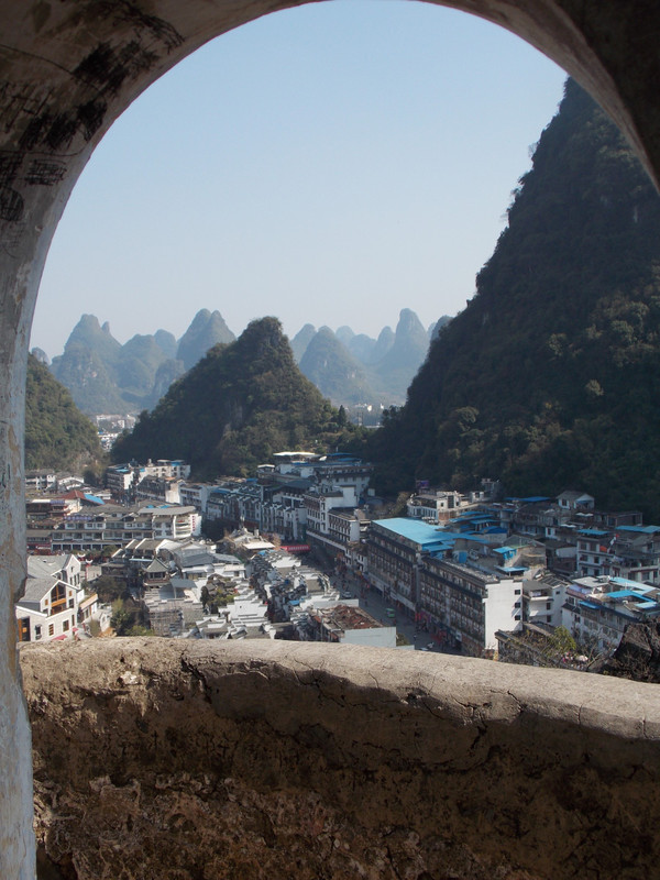 From the top of Xilang Hill, Yangshuo