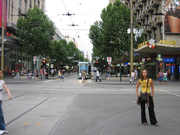 In the centre of Melbourne