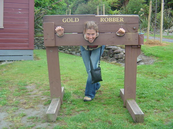 In the village of Ross - a Gold Robber!