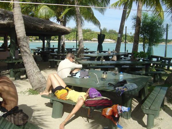 Lunch and rest on another beautiful island...