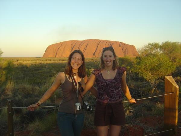 The Famous Ayers Rock at Sunset!!