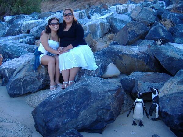 Posing with the Penguins!