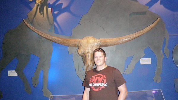 Me and the Giant Bison Horns