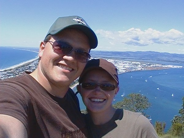 Us on Top of Mount Maunganui