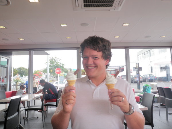 McDonalds ice cream-yummy!