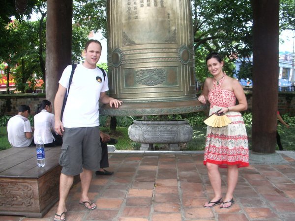 Giant bell at the temple of literature