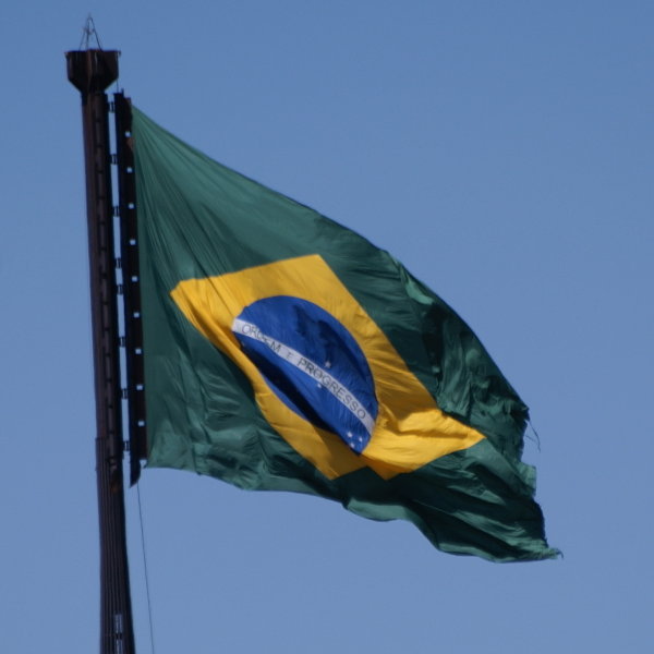 The biggest Brazillian flag
