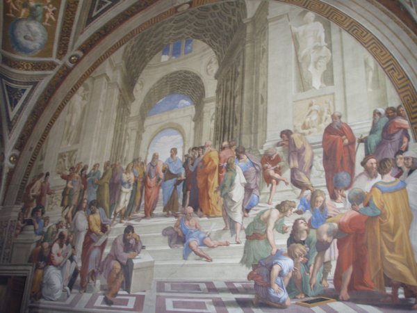 "School of Athens" painted by Rafael