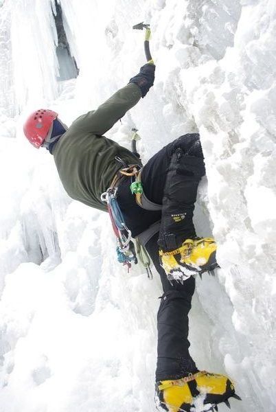 Mark Ice climbing in Ouray
