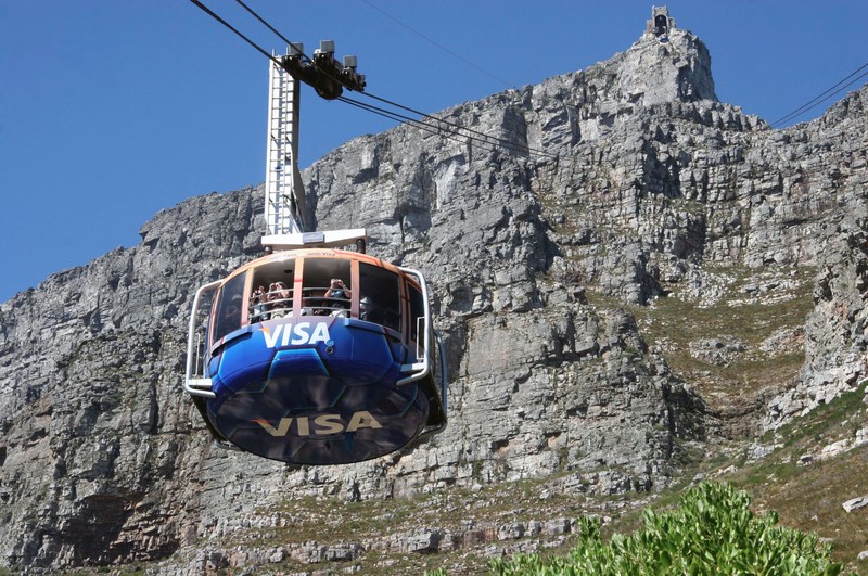 The Cable Car To Table Mountain