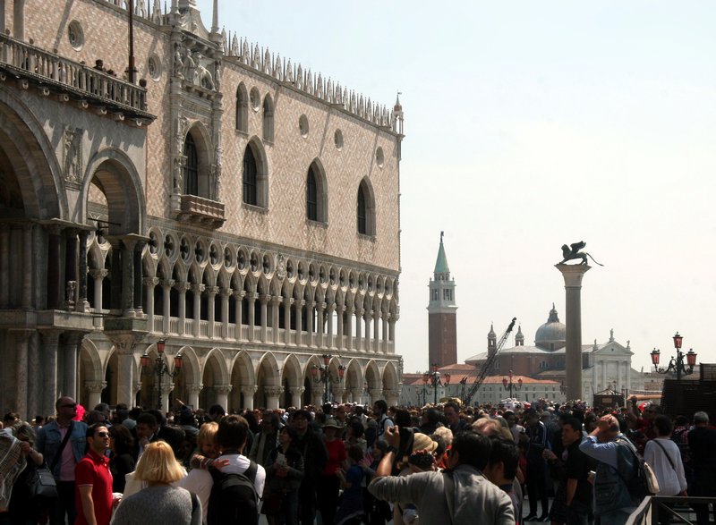 More Crowds At Piazza San Marco
