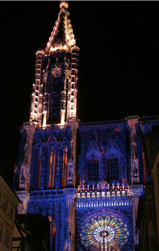 Light And Sound Show At The Cathedral