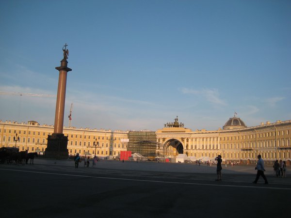 Palace square & stage