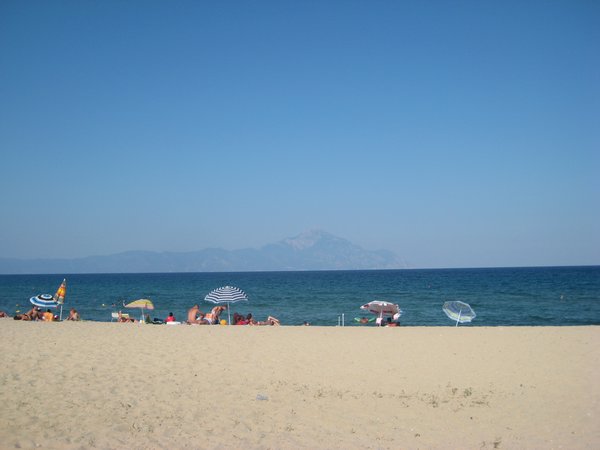 Sarti beach & Athos