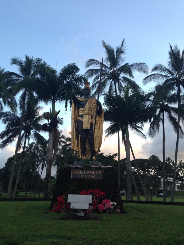King Kamehameha in Hilo
