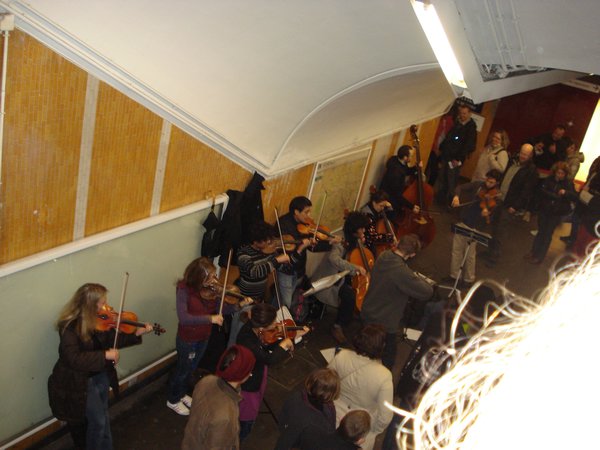 Orchestra in Paris Subway