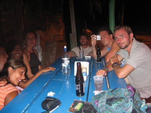 The gang, Caye Caulker, Belize 