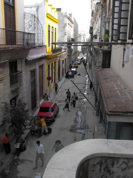 View from our balcony (Havana)