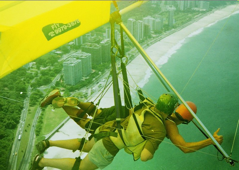 Hang-gliding over Rio