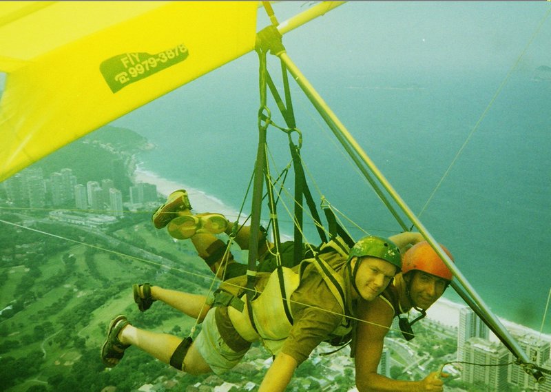 Hang-gliding over Rio