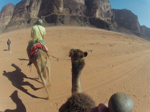 Wsdi Rum - Riding a Camel