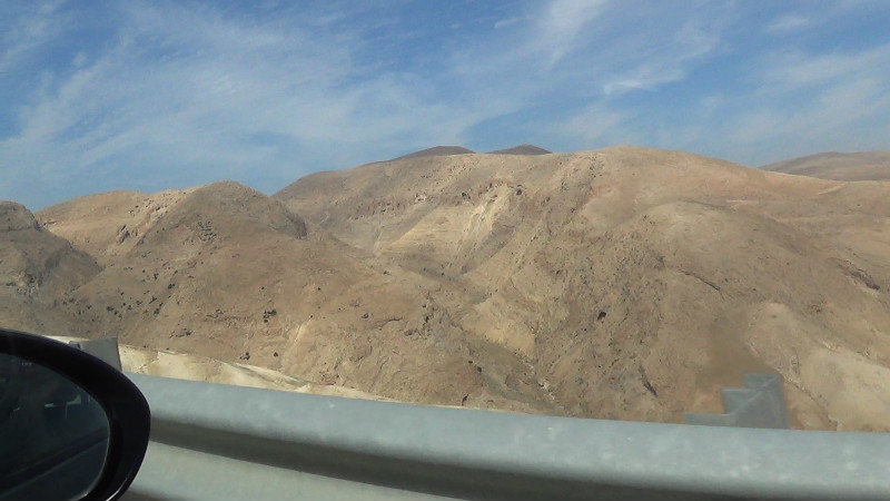 Climbing out of the Jordan Valley