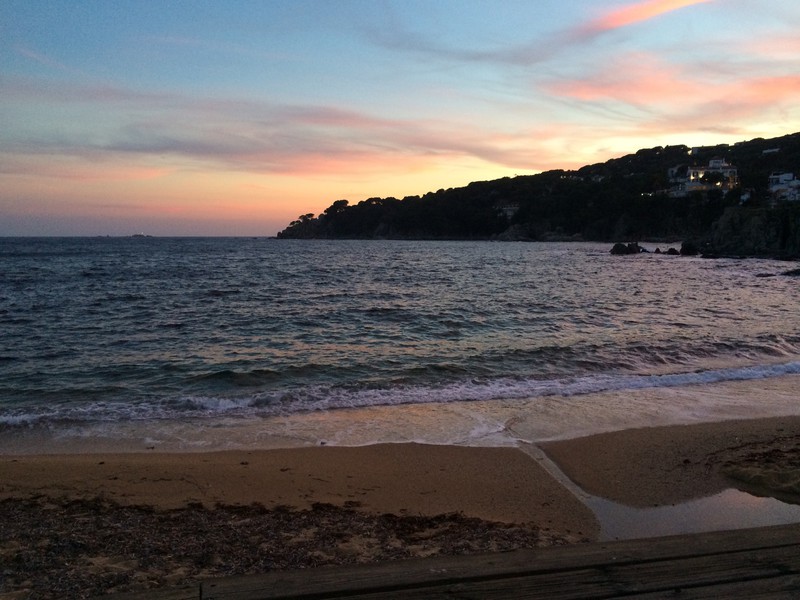 View from Calella Beach