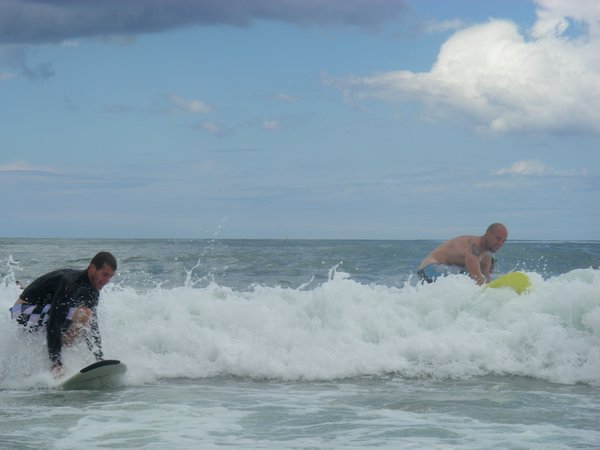 Boys Surfing
