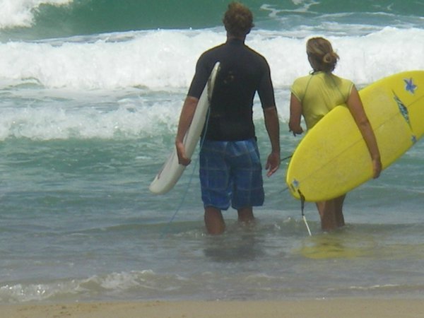 Out for a surf!
